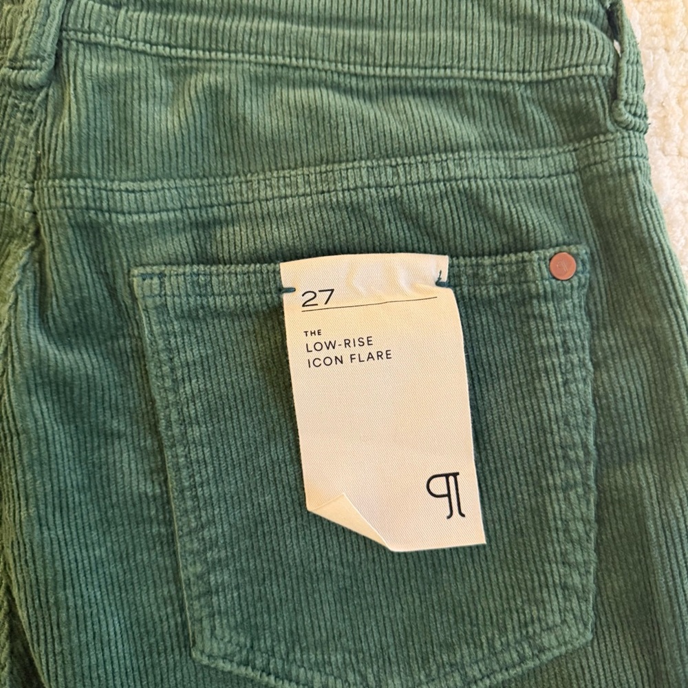 Anthropologie Pilcro Corduroy Low Rise Icon Flare Pants - Picture 4 of 6